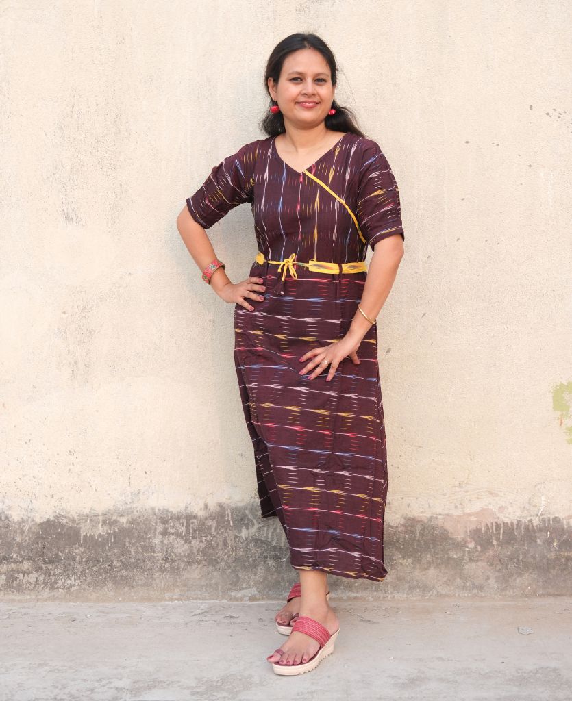Cotton dress with Inner lining price 950, length 44