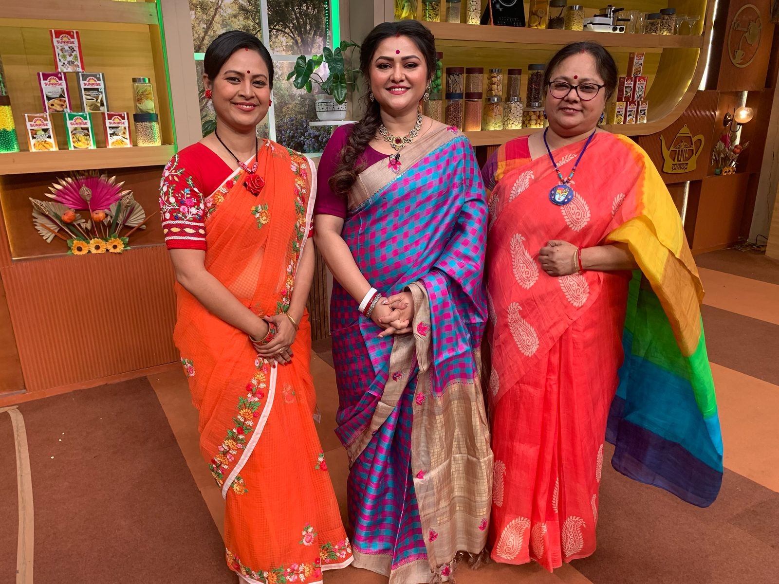 participated in Zee Bangla show- with celebrity - Koneeica Banerjee